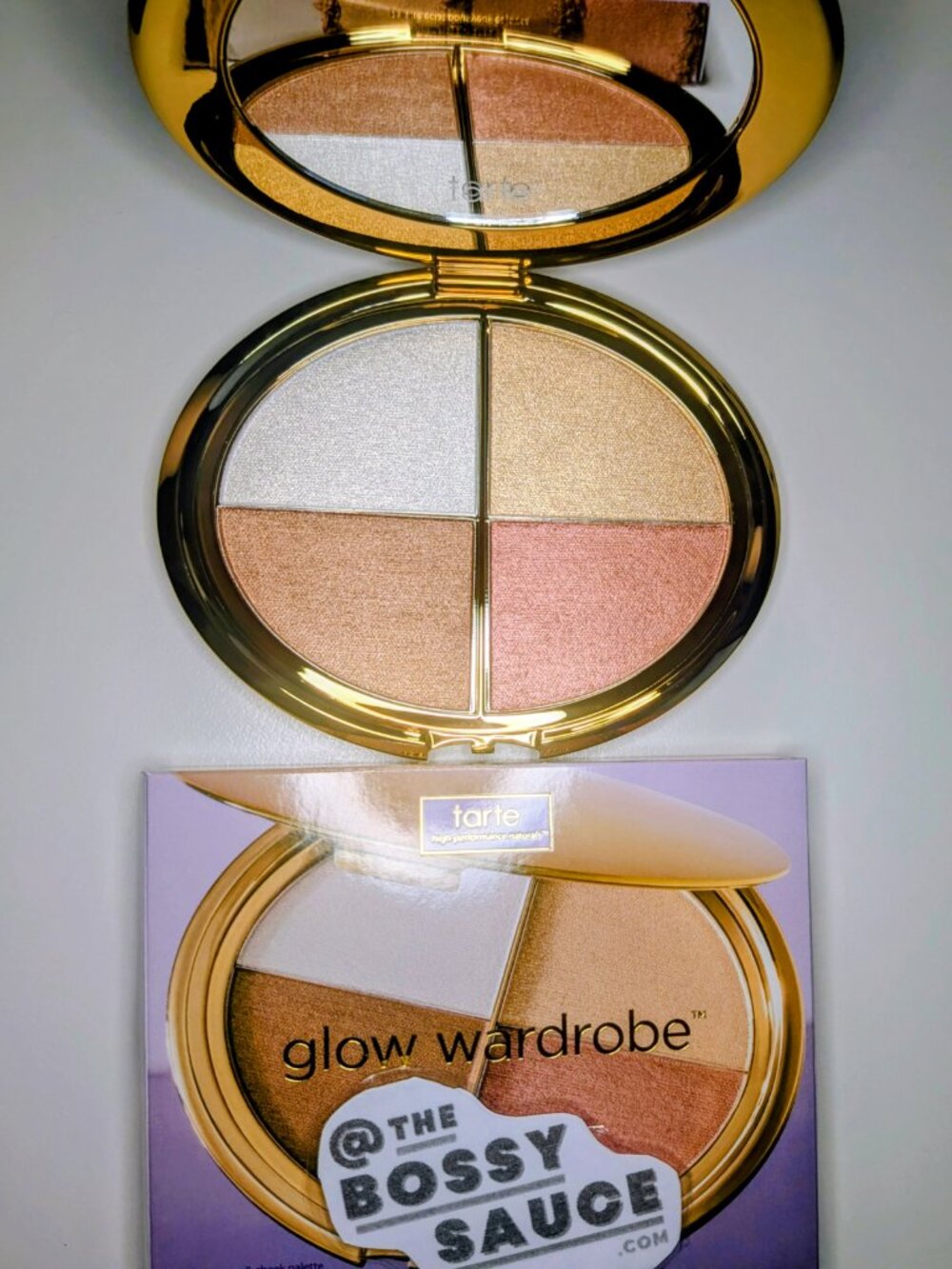 Tarte Glow Wardrobe Highlighting Eye & Cheek Palette NIB & SOLD OUT on Tarte